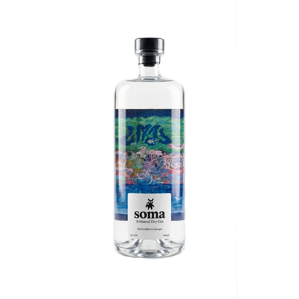 Soma gin Glovo APP product photos soma dry gin artisan სომა მშრალი ჯინი არტიზანული