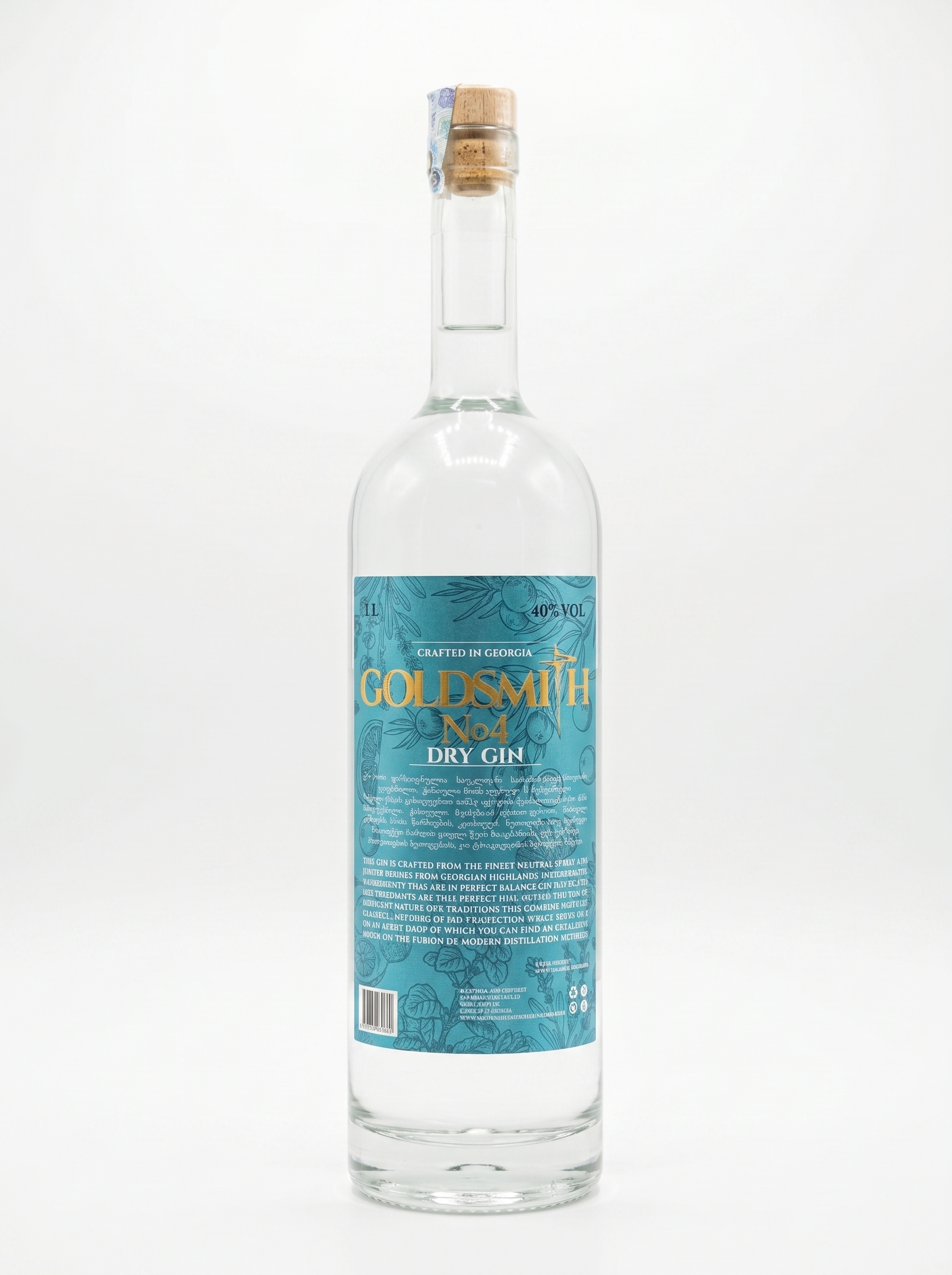 Goldsmith Gin 1000ml AI მშრალი ჯინი mshrali jini