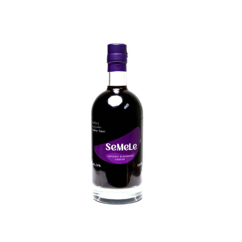Semele Saperavi and Blackberry liqueur სემელე მოცვისა და საფერავის ლიქიორი