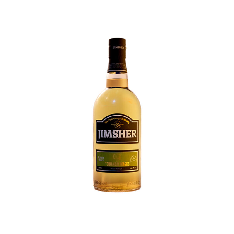 Jimsher whiskey in Tsinandali wine cask ჯიმშერ ვისკი წინანდლის კასრში