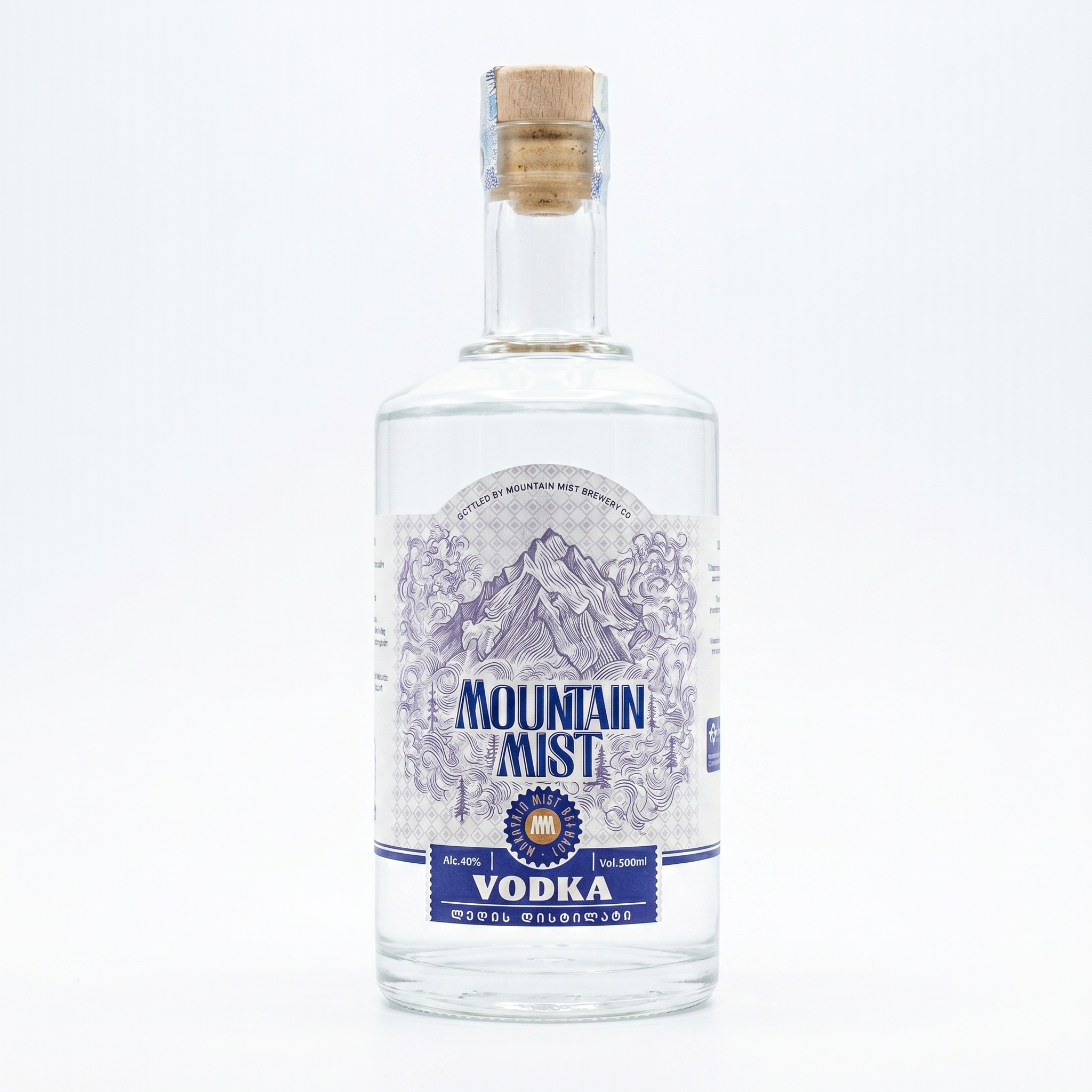 Mountain Mist Beer Vodka (1) ლუდის დისტილატი beer vodka
