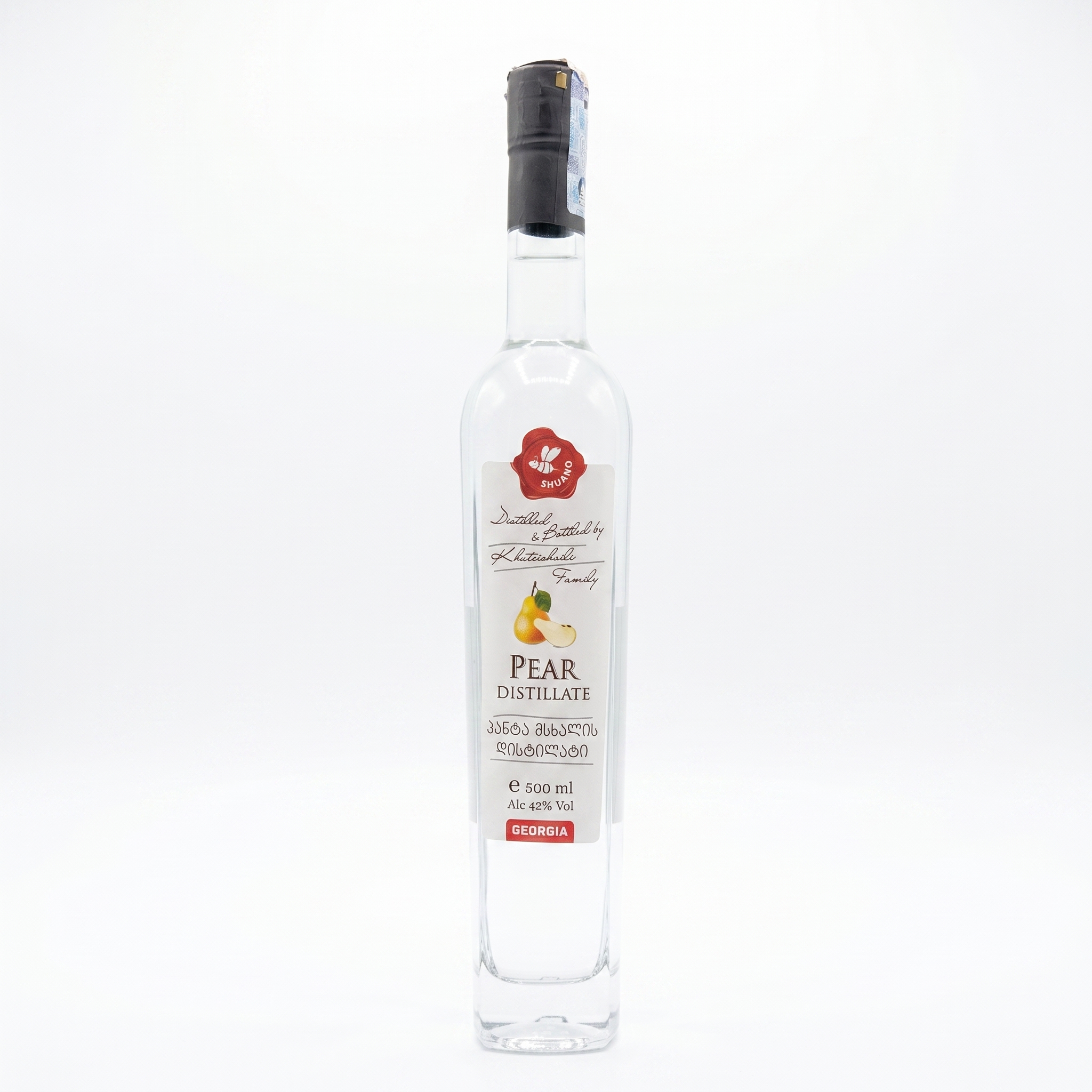 Shuano msxaloi 0.5 მსხლის არაყი msxlis arayi pear distillate